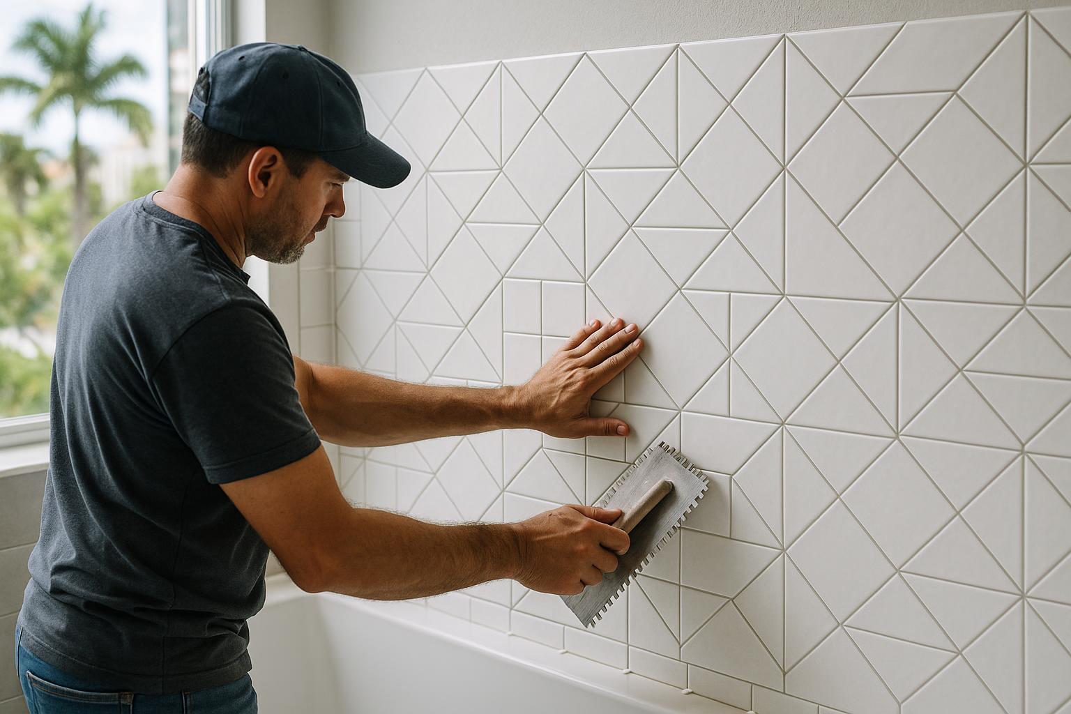 Custom Tile Installation service by Reliant Foundation Contractors